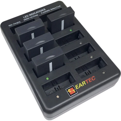 Eartec - Cargador para 10 baterías