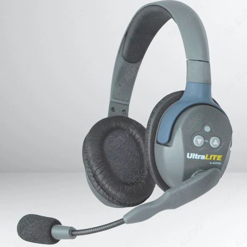 Eartec - Auriculares remotos UltraLITE HD 2 orejas