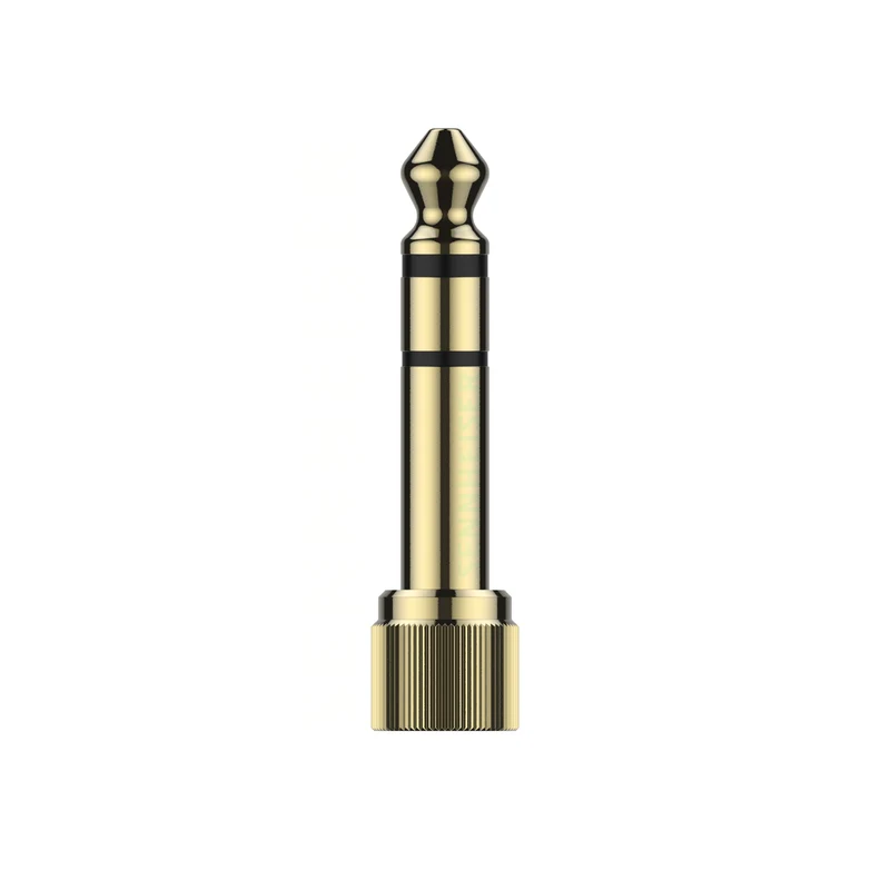 Jack adapter 3.5 mm to 6.35 mm, screw-on type