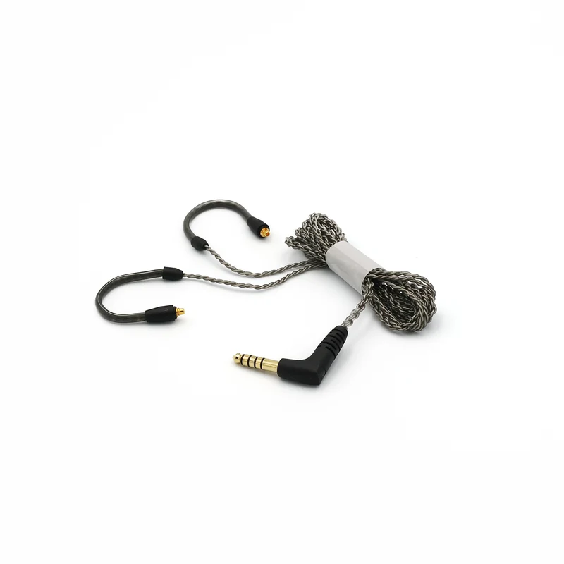 Balanced cable for IE series, 1.20 m, 4.4 mm jack, braided