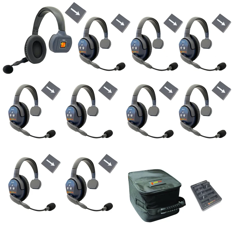 Eartec - Ultralite Pro16 Conjunto de 10 personas