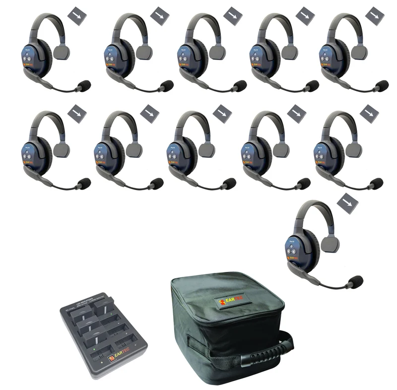 Eartec - Ultralite Pro16 Conjunto de 11 personas