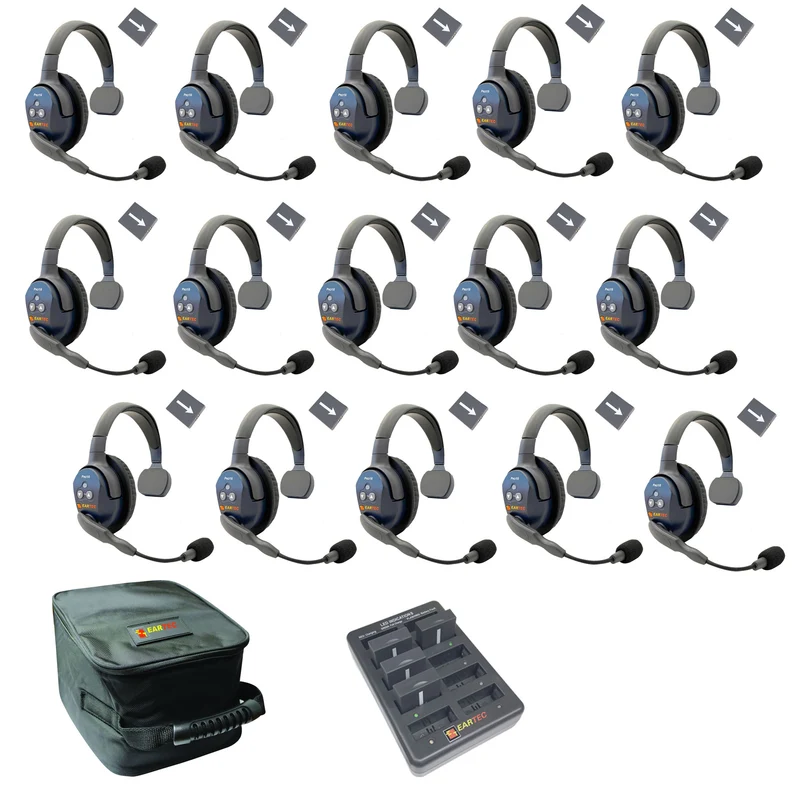 Eartec - Ultralite Pro16 Conjunto de 15 personas