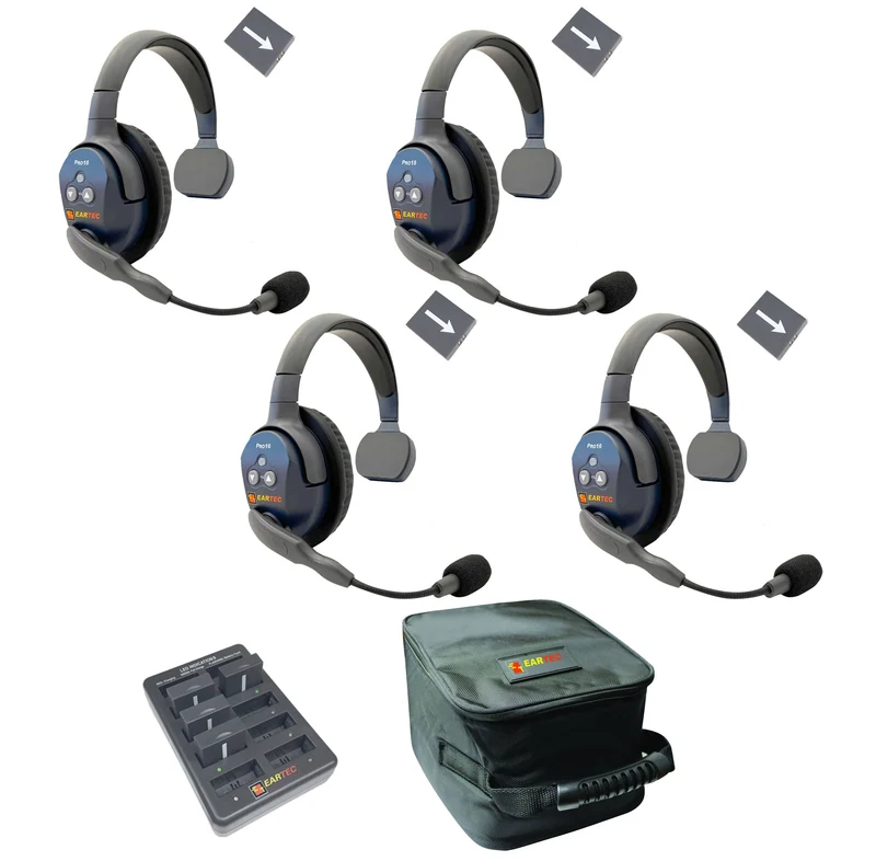 Eartec - Ultralite Pro16 Set vun 4 Persounen