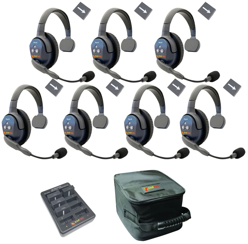 Eartec - Ultralite Pro16 Set vun 7 Persounen
