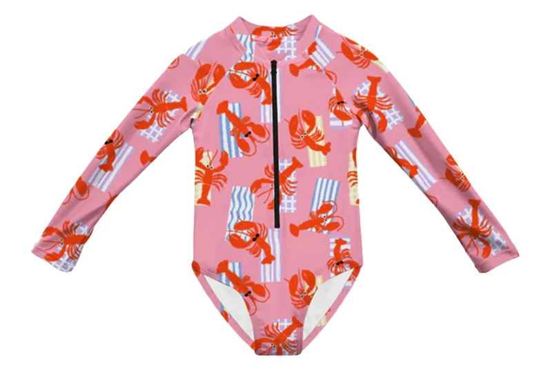 MAILLOT DE BAIN UNE PIÈCE À MANCHES LONGUES RED LOBSTER