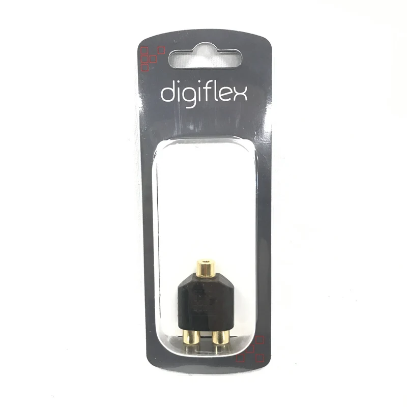 Digiflex HAA-KR102 Inline Audio Adapter -1/8 TRS F to 2x RCA F