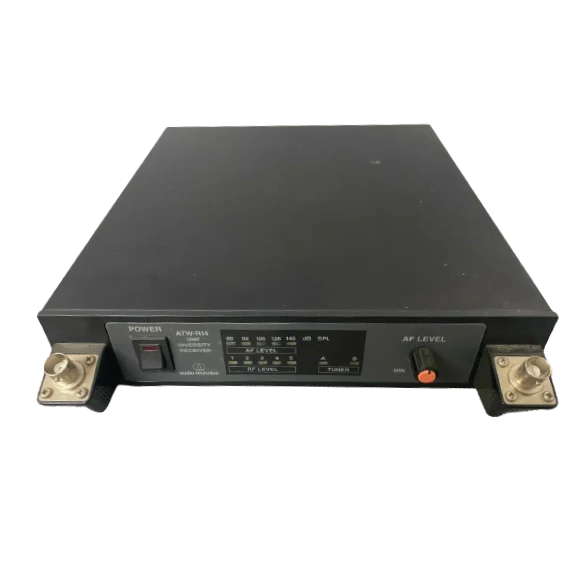 Audio-Technica ATW-R14 Digital Reference UHF Diversity Receiver 745.20Mhz w/ ATW-T52 Handheld Microphone/Transmitter - DEMO