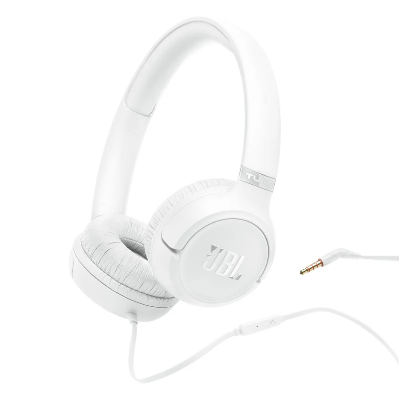 JBL Tune 530 | Casque supra-auriculaire - Avec fil - Pliable - Blanc