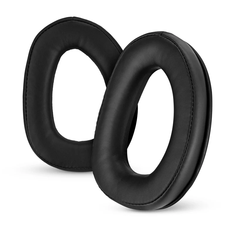 Pad Telinga Gantian untuk Fon Kepala SENNHEISER GSP300, GSP350, GSP301, GSP302, GSP303, & GSP370 - Kulit PU Lembut & Busa Memori
