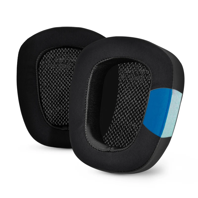 Coussinets d'oreille hybrides pour casques Logitech G933, G35, G930, G933S, G935, G633, G633S, G635, G533, G430, G431, G432, G433 et autres. Coussinets gaming en gel rafraîchissant.