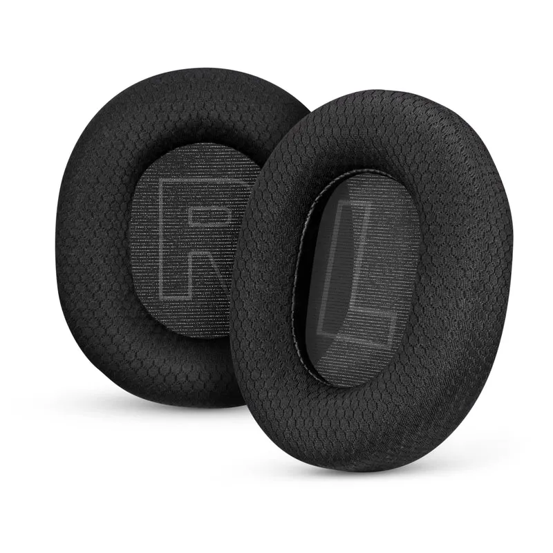 Coussinets d'oreille en tissu pour casques Steelseries Arctis Nova Series 1/P/X, 3, 5/P/X, 7/P/X, PRO et PRO pour Xbox, en maille respirante et mousse à mémoire de forme haute densité.