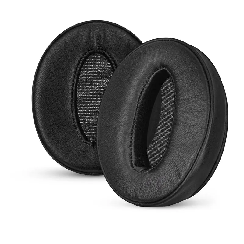 Coussinets de rechange pour casques Sennheiser HD4.50BT, HD4.50BTNC, HD450BT, HD4.50SE, HD4.40BT, HD4.30G, HD4.20S, HD458BT, HD450, HD400S et HD350BT. Cuir véritable souple et mousse à mémoire de forme.
