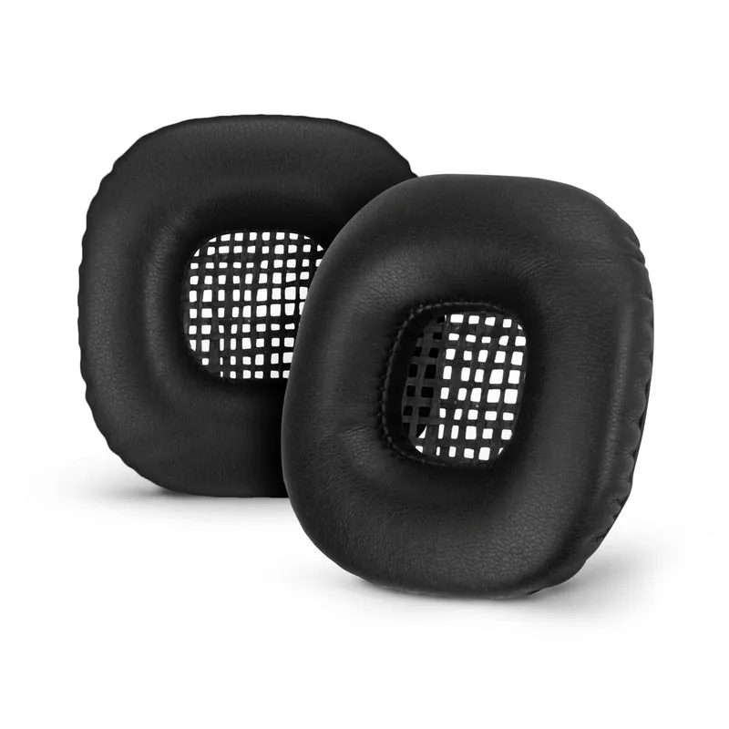 Coussinets d'oreille de remplacement pour casque Marshall Major 2, cuir PU, mousse à mémoire de forme pour plus de confort, coussinets d'oreille améliorés, durables et durables