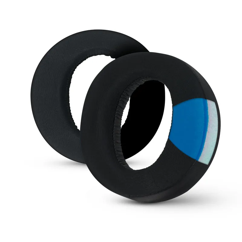 Coussinets d'oreille hybrides pour casque Sony PS5 PULSE 3D, gel frais, tissu ultra doux, cuir PU et mousse à mémoire de forme plus épaisse