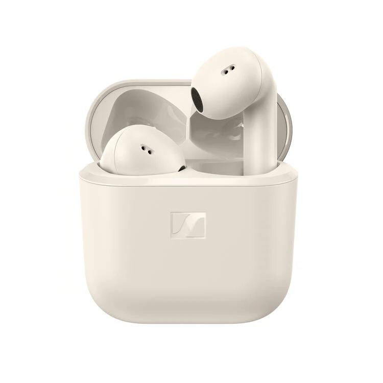Sennheiser Accentum Open TW | Casque intra-auriculaire - Sans fil - Design ouvert pour la sensibilisation à l'environnement - Crème