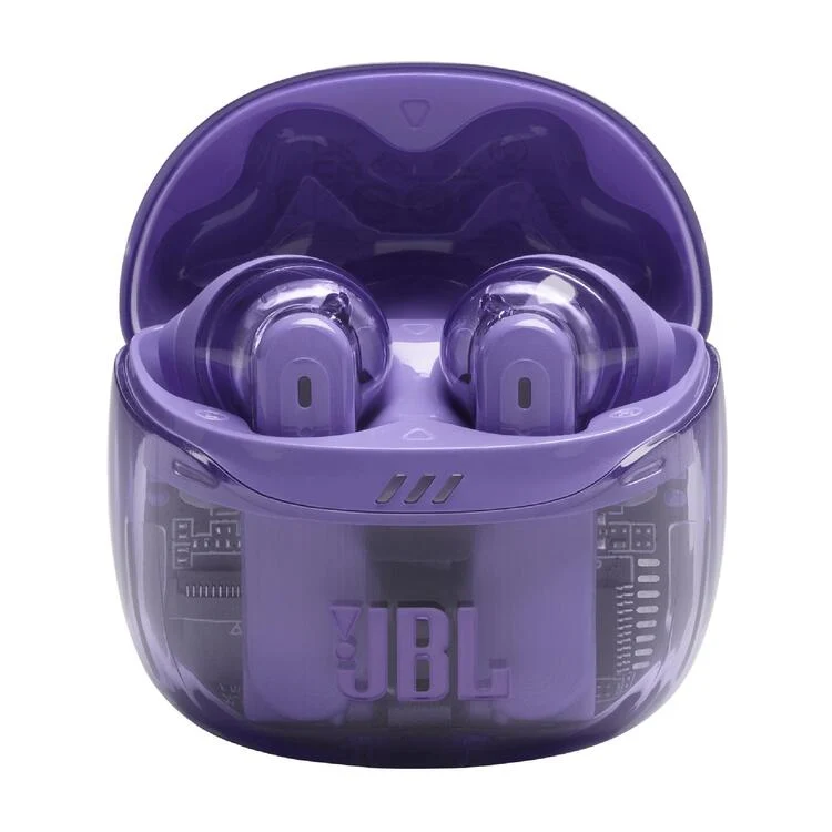 JBL Tune Flex 2 | Casque intra-auriculaire - 100% sans fil - Bluetooth - Réduction du bruit - 6 microphones - IP54 - Ghost Purple
