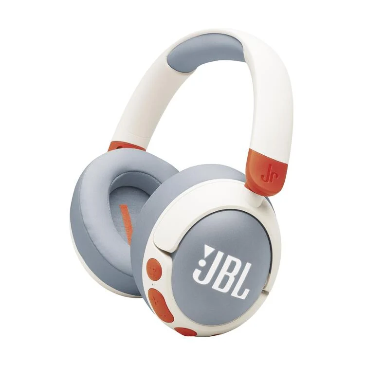 JBL JR 470NC | Casque supra-auriculaire pour enfants - Sans fil - Bluetooth - Blanc