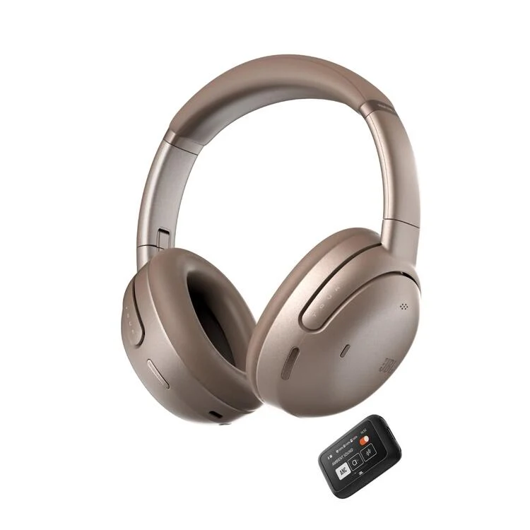 JBL Tour One M3 | Casque circum-auriculaire - Sans fil - Bluetooth - Réduction adaptative du bruit - Latte
