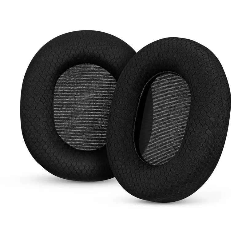 Pad Telinga Gantian untuk Steelseries Arctis 1, 3, 5, 7, 9, Alat Dengar PRO & PRIME, Fabrik Lembut Bernafas, Keselesaan Tambahan