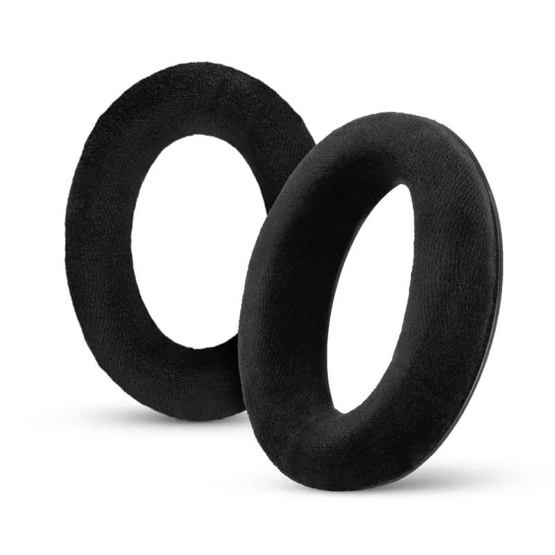 Oreillettes de remplacement pour Sennheiser HD598 (CS/SE/SR), HD599, HD558, HD518, HD595, HD569, HD579, HD560S, HD555, HD515, HD559, velours noir