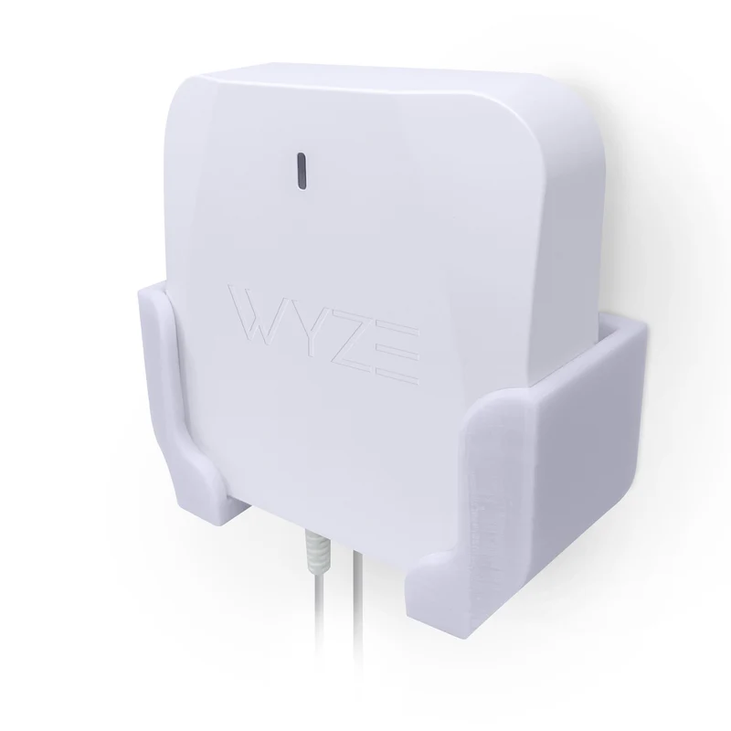 Pelekap Dinding Tanpa Skru Untuk Penghala Mesh Wyze WiFi 6 AX3000, Pelekat VHB Kuat, Mudah Dipasang, Kurangkan Gangguan & Tingkatkan Julat, Lekat Pada & Pemasangan Skru