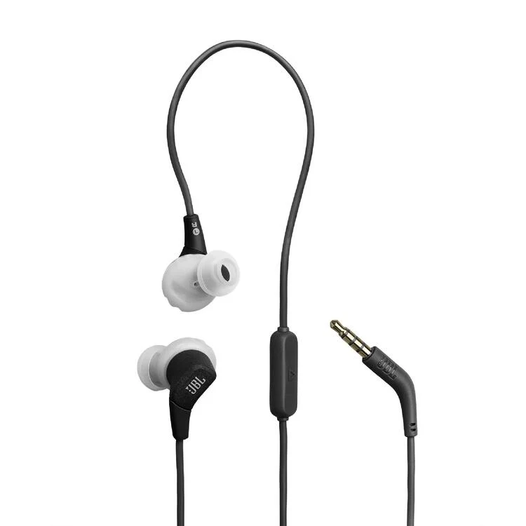 JBL Endurance Run 3 | Casque intra-auriculaire - Sports - Filaire - IP65 - Noir/Gris