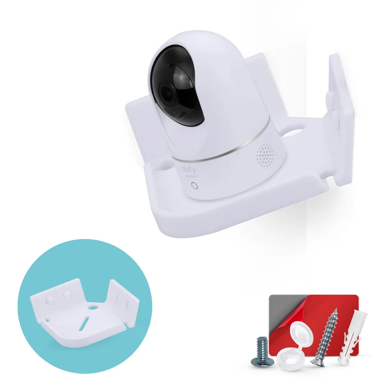 Tilt Corner Baby Monitor & Security Camera Wall Mount Holder Serasi dengan Wansview, Blink, TP Link, Ring & Lagi (CRN04)