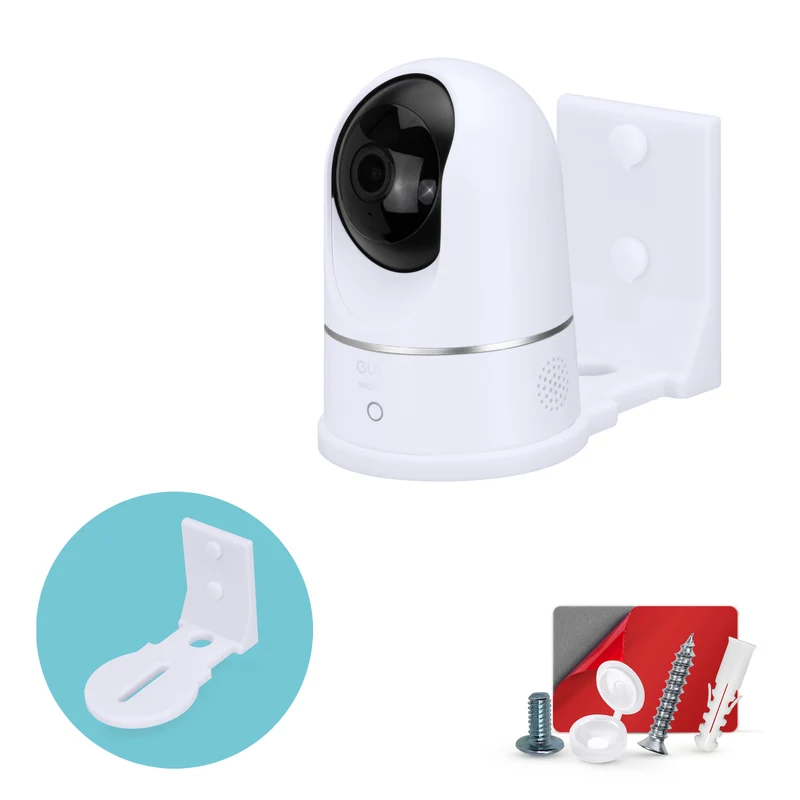 Étagère murale adhésive pour moniteur bébé et caméra de sécurité pour Eufy, Wyze, Nanit, Infant Optics, Wansview, Blink, TP Link, Kasa, Ring & More W03