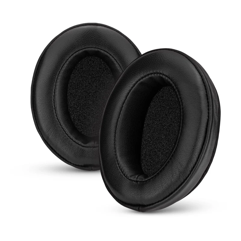 Pad Telinga Kulit Pengganti untuk Steelseries Arctis Nova Series 1/P/X 3 5/P/X 7/P/X PRO & PRO untuk Set Fon Kepala XBox, Kulit Asli Lembut + Buih Memori