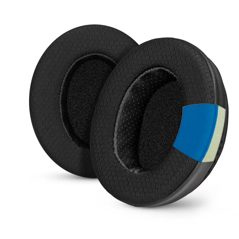 Coussinets d'oreille de remplacement hybrides pour casque Steelseries Arctis Nova Series 1/P/X 3 5/P/X 7/P/X PRO et PRO pour Xbox : gel souple, tissu respirant avec cuir PU et mousse à mémoire de forme.