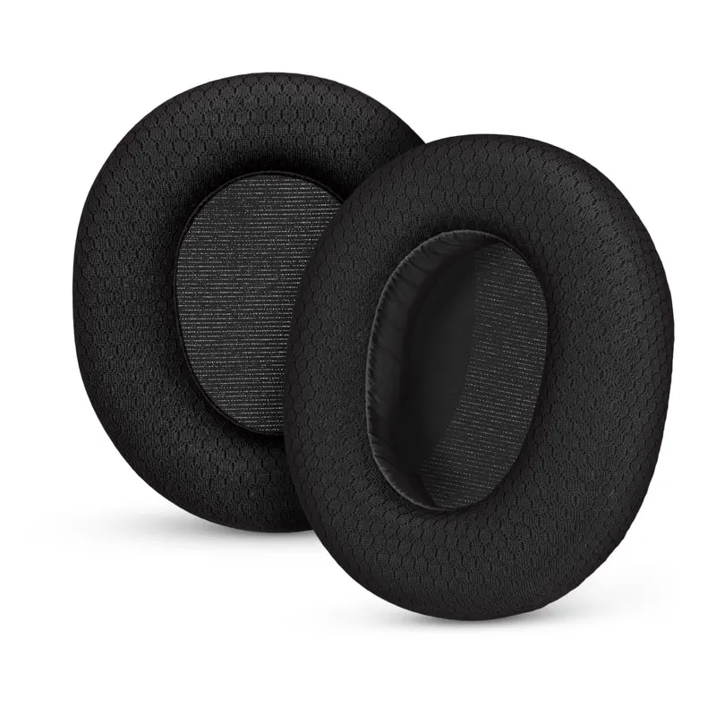 Pad Telinga Fabrik untuk Steelseries Arctis Nova Pro Wireless, Fon Kepala Nova Pro Omni & Nova Elite, Fabrik Mesh Bernafas & Buih Memori Gred Tinggi