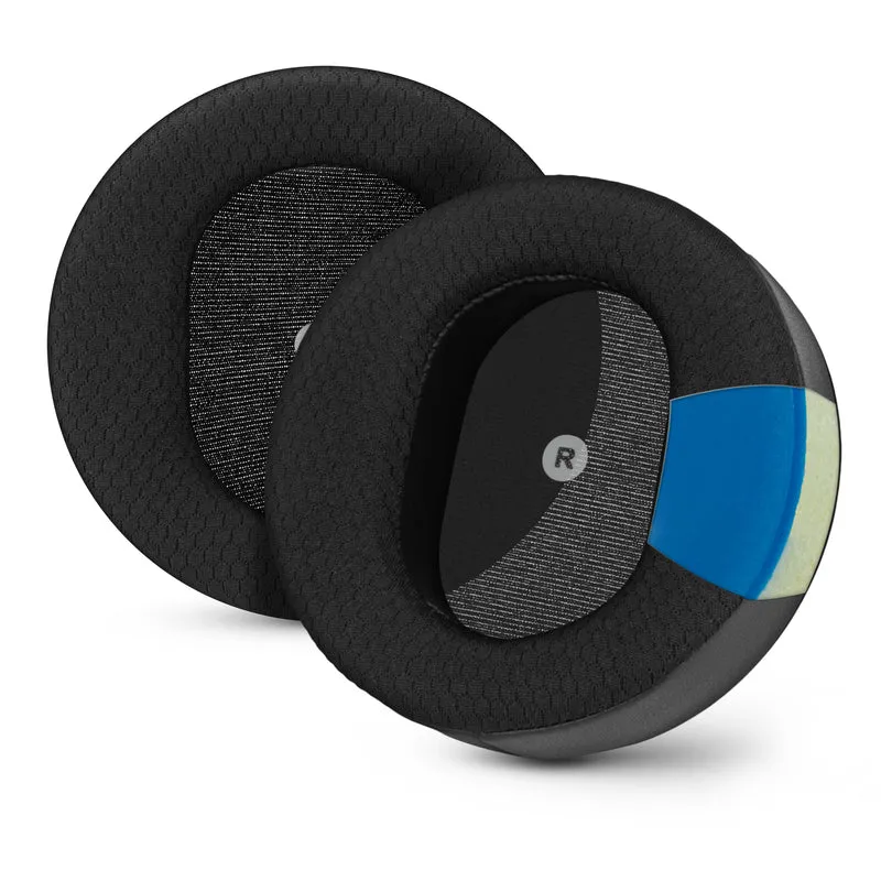 Coussinets d'oreille de rechange hybrides et inclinés pour casques Audeze Maxwell (GEN 1), en gel souple, tissu mesh respirant avec cuir PU et mousse à mémoire de forme