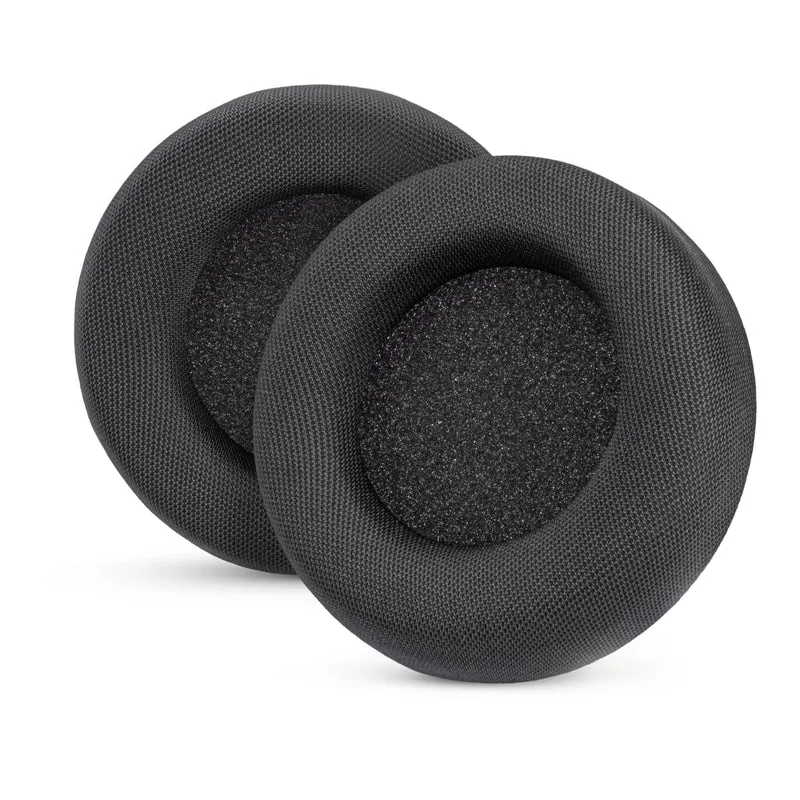 Coussinets d'oreille en tissu mesh pour casque filaire Corsair Virtuoso PRO, tissu mesh respirant et mousse à mémoire de forme douce