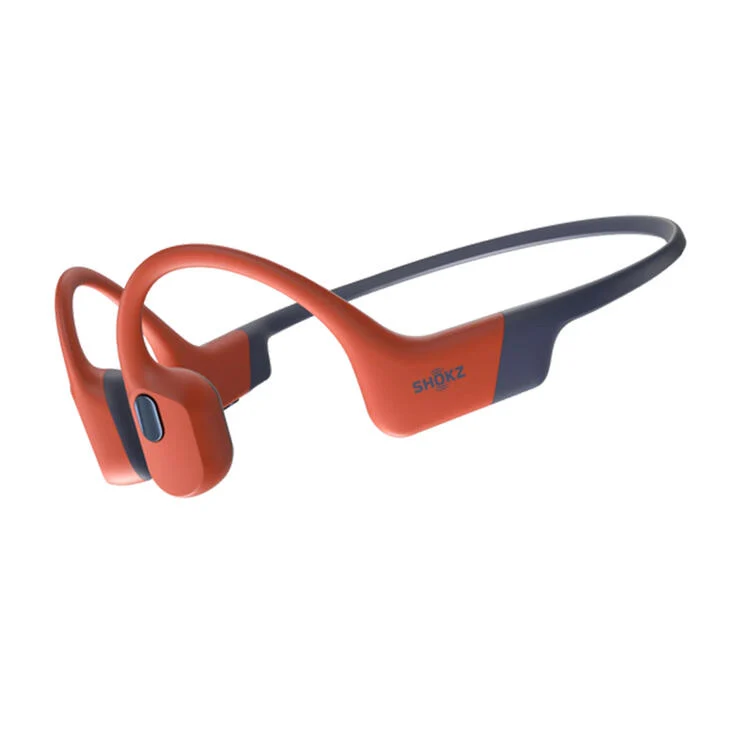 SHOKZ OpenSwim Pro | Ecouteurs à conduction osseuse - Pour la natation - Bluetooth - IP68 - 9 heures d'autonomie - Rouge