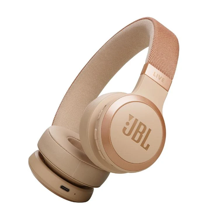 JBL Live 670NC | Casque supra-auriculaire - Sans fil - Bluetooth - Sable