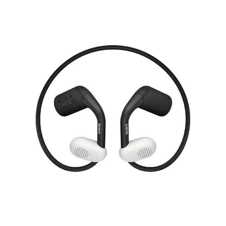 Sony Float Run WIOE610 | Casque avec microphone - supra-auriculaire - Bluetooth - sans fil - noir