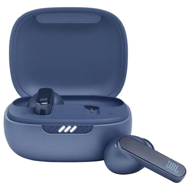 JBL Live Pro 2 TWS | Casque intra-auriculaire - 100% sans fil - Bluetooth - Smart Ambient - 6 microphones - Bleu