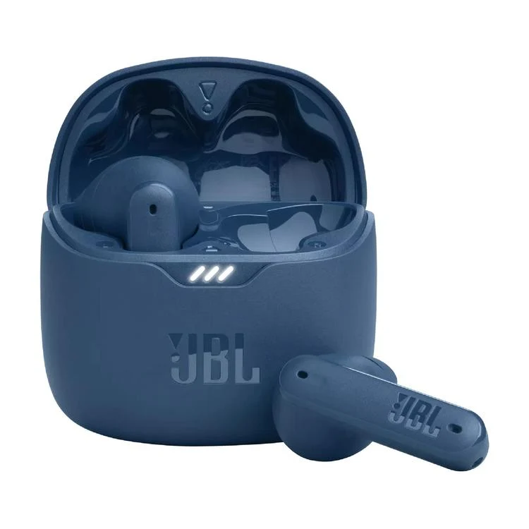 JBL Tune Flex | Casque intra-auriculaire - Vraiment sans fil - Bluetooth - Réduction du bruit - Design autocollant - IPX4 - Bleu