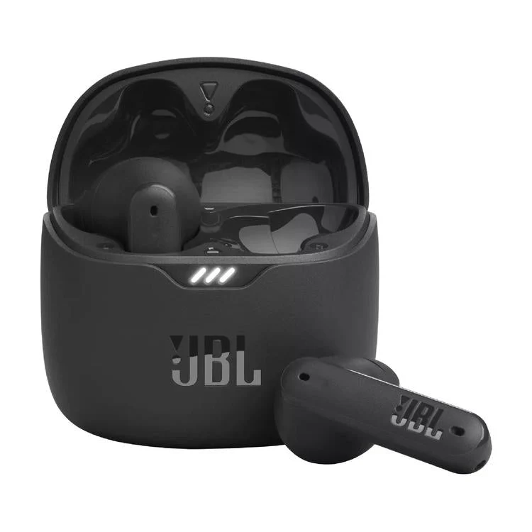 JBL Tune Flex | Casque intra-auriculaire - Vraiment sans fil - Bluetooth - Réduction du bruit - Design autocollant - IPX4 - Noir