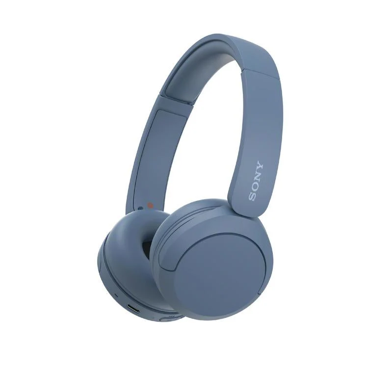 Sony WH-CH520 | Casque supra-auriculaire - Sans fil - Bluetooth - Jusqu'à 50 heures d'autonomie - Bleu