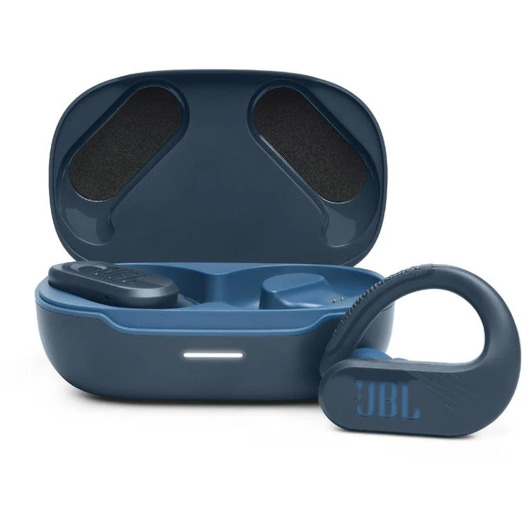 JBL Endurance Peak III | Casque de sport intra-auriculaire - 100 % sans fil - étanche - design Powerhook - bleu