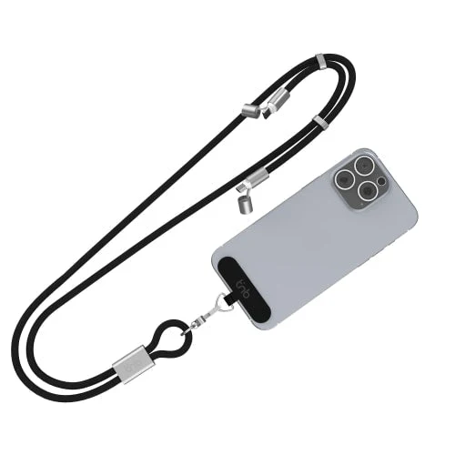Câble tour de cou USB-C vers USB-C 60W – 2-en-1 Noir