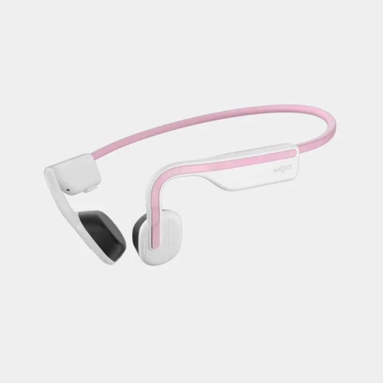 SHOKZ OpenMove | Casque à écouteurs ouverts à conduction osseuse - Bluetooth - 6 heures d'autonomie - Rose Himalaya