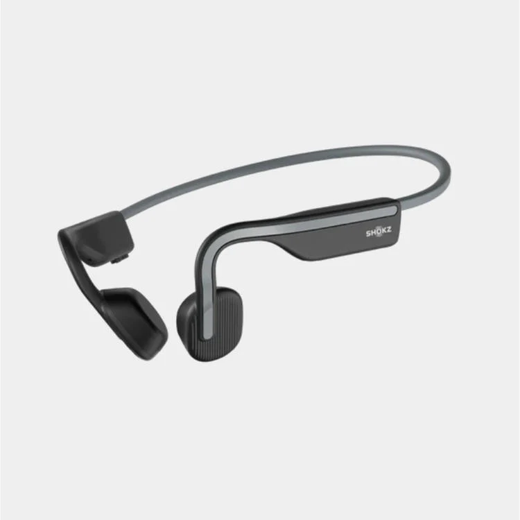 SHOKZ OpenMove | Casque ouvert à conduction osseuse - Bluetooth - Autonomie de 6 heures - Gris ardoise