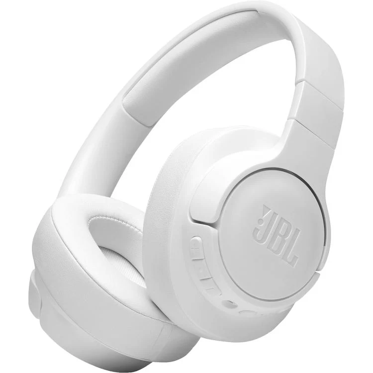 JBL Tune 760BTNC | Écouteurs sans fil supra-auriculaires - Bluetooth - Annulation active du bruit - Appairage rapide - Pliable - Blanc