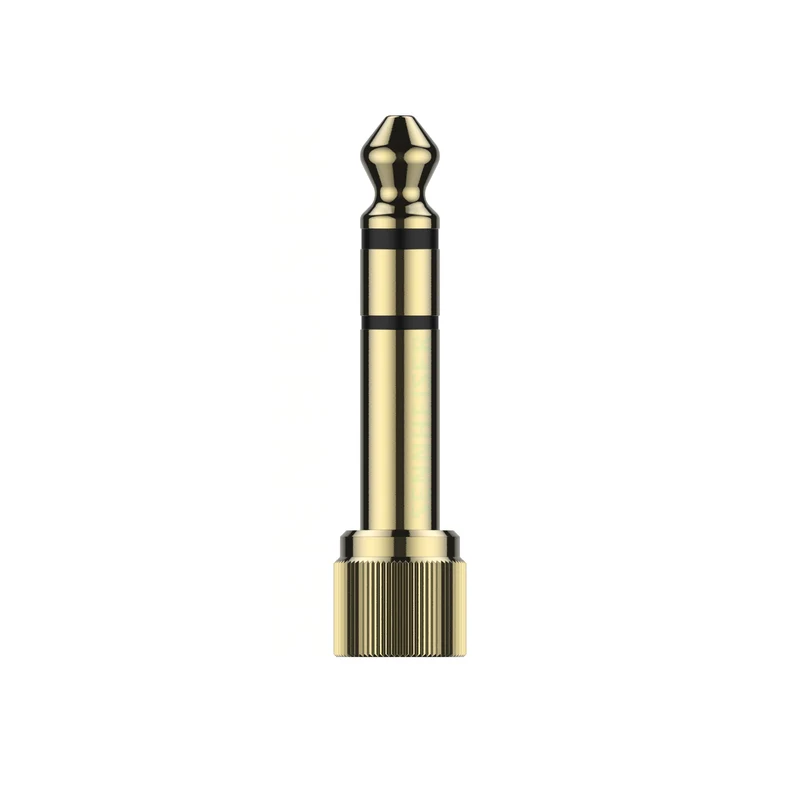 Jack adapter 3.5 mm to 6.35 mm, screw-on type