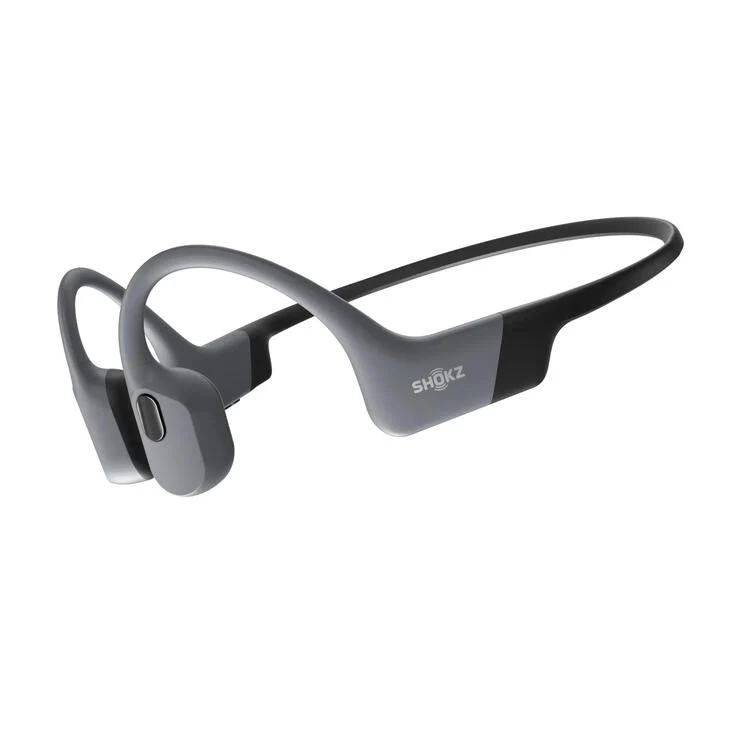 SHOKZ OpenSwim Pro | Ecouteurs à conduction osseuse - Pour la natation - Bluetooth - IP68 - 9 heures d'autonomie - Gris