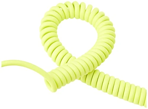 AIAIAI 3.5mm Coiled Cable with 1/4" Adapter (4.9 to 10.5', Neon)
