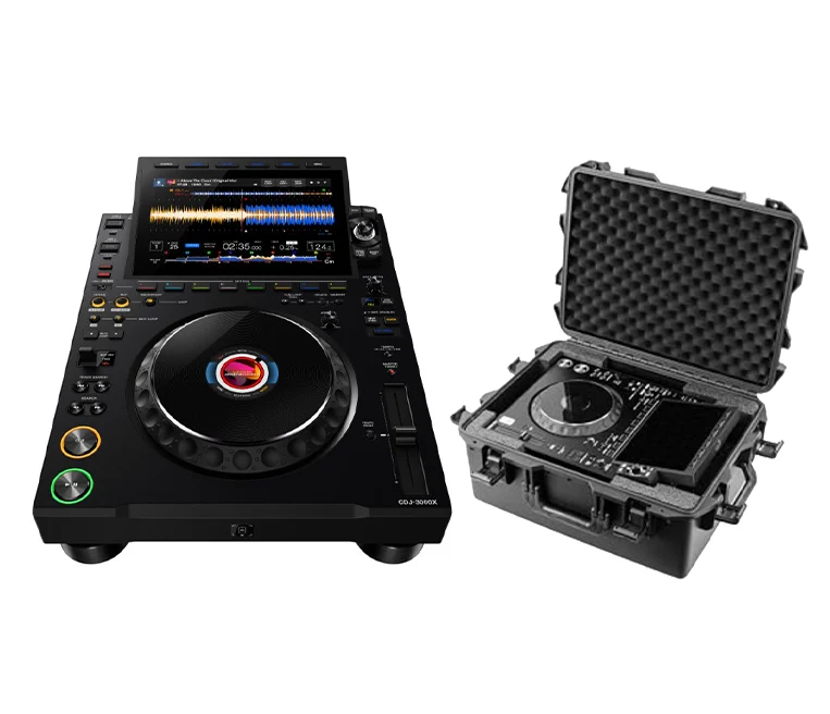 AlphaTheta CDJ-3000X A next-generation flagship DJ player + Odyssey Watertight and Dustproof Case